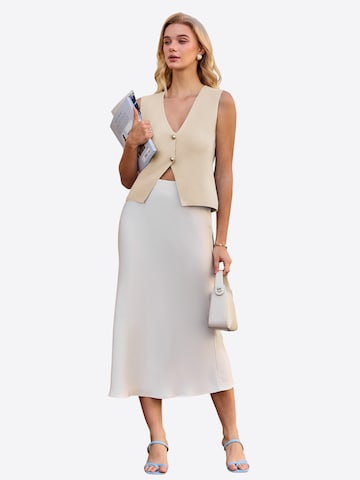 Imily Bela Gebreide bodywarmer in Beige