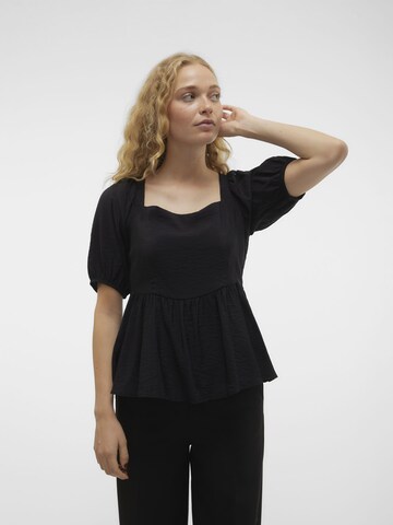 VERO MODA Shirt 'LUCINDA' in Schwarz