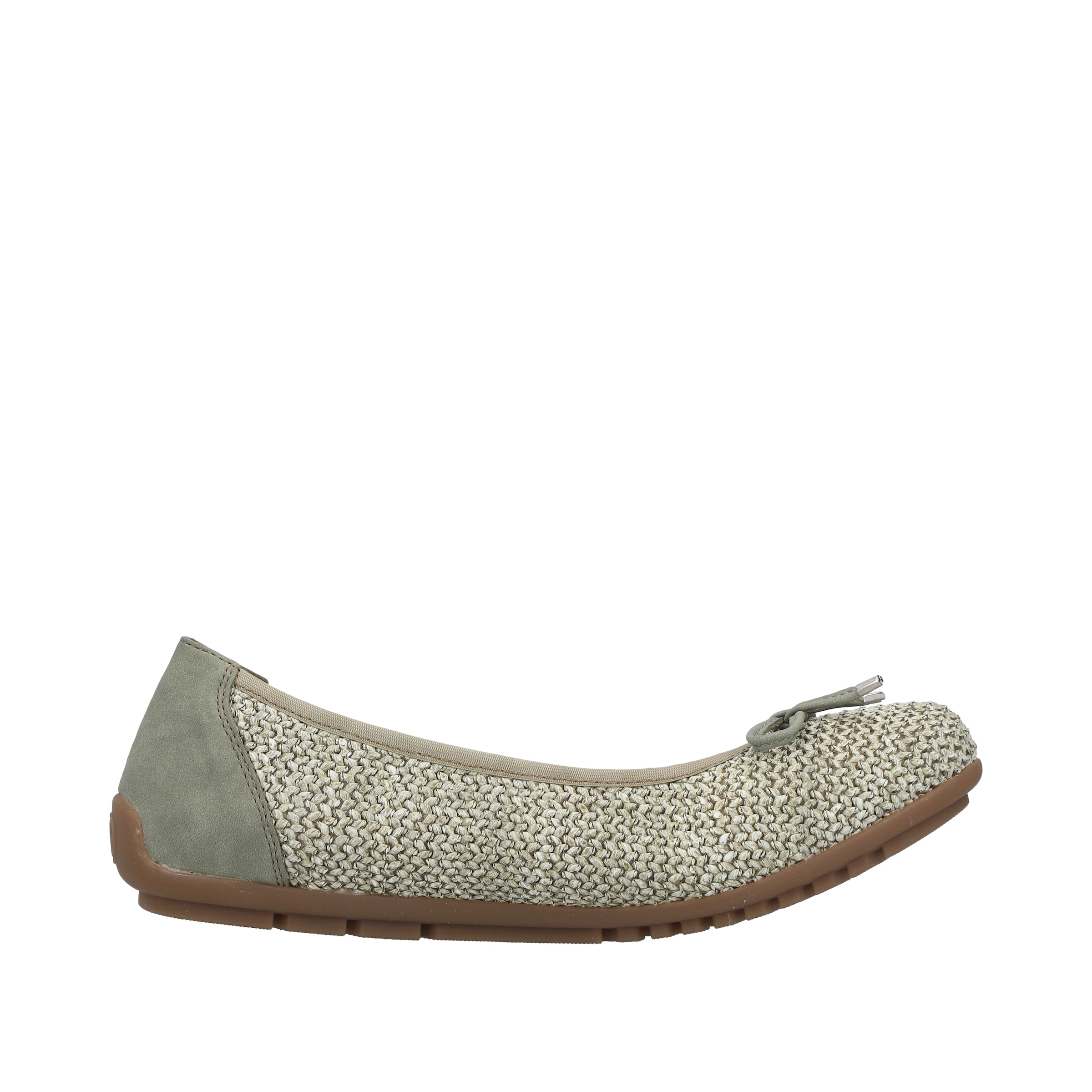 Ballerines '43850' Rieker en vert