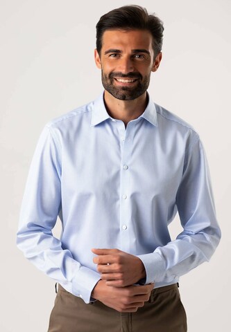 Black Label Shirt Regular Fit Businesshemd 'KENT' in Blau: predná strana