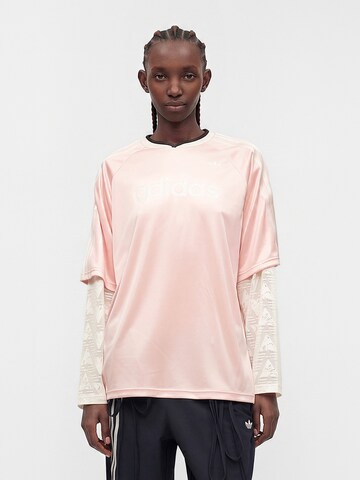 T-shirt ADIDAS ORIGINALS en rose : devant