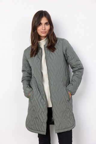 Soyaconcept Between-Seasons Coat 'FENYA' in Green: front