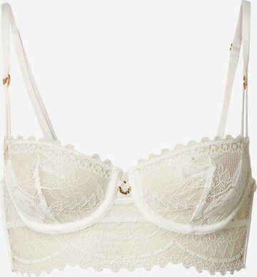 ETAM Bustier BH 'INDOMPTEE' in Wit: voorkant