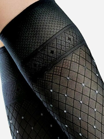 Lycille Knee High Socks 'Lycille' in Black