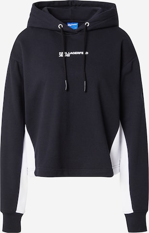 KARL LAGERFELD JEANSSweater majica - crna boja: prednji dio