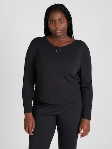 Tricou de la Nike Sportswear pe negru: față