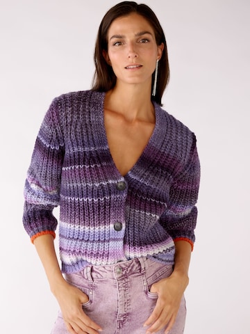 OUI Knit Cardigan in Purple: front
