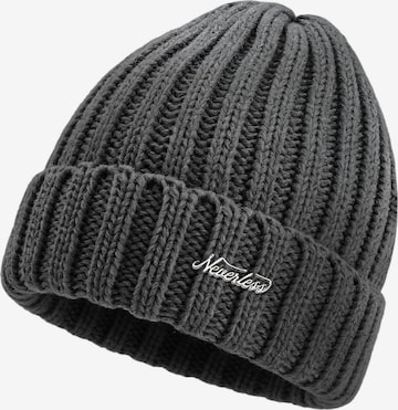 Neverless Beanie 'Model 36934' in Grey: front