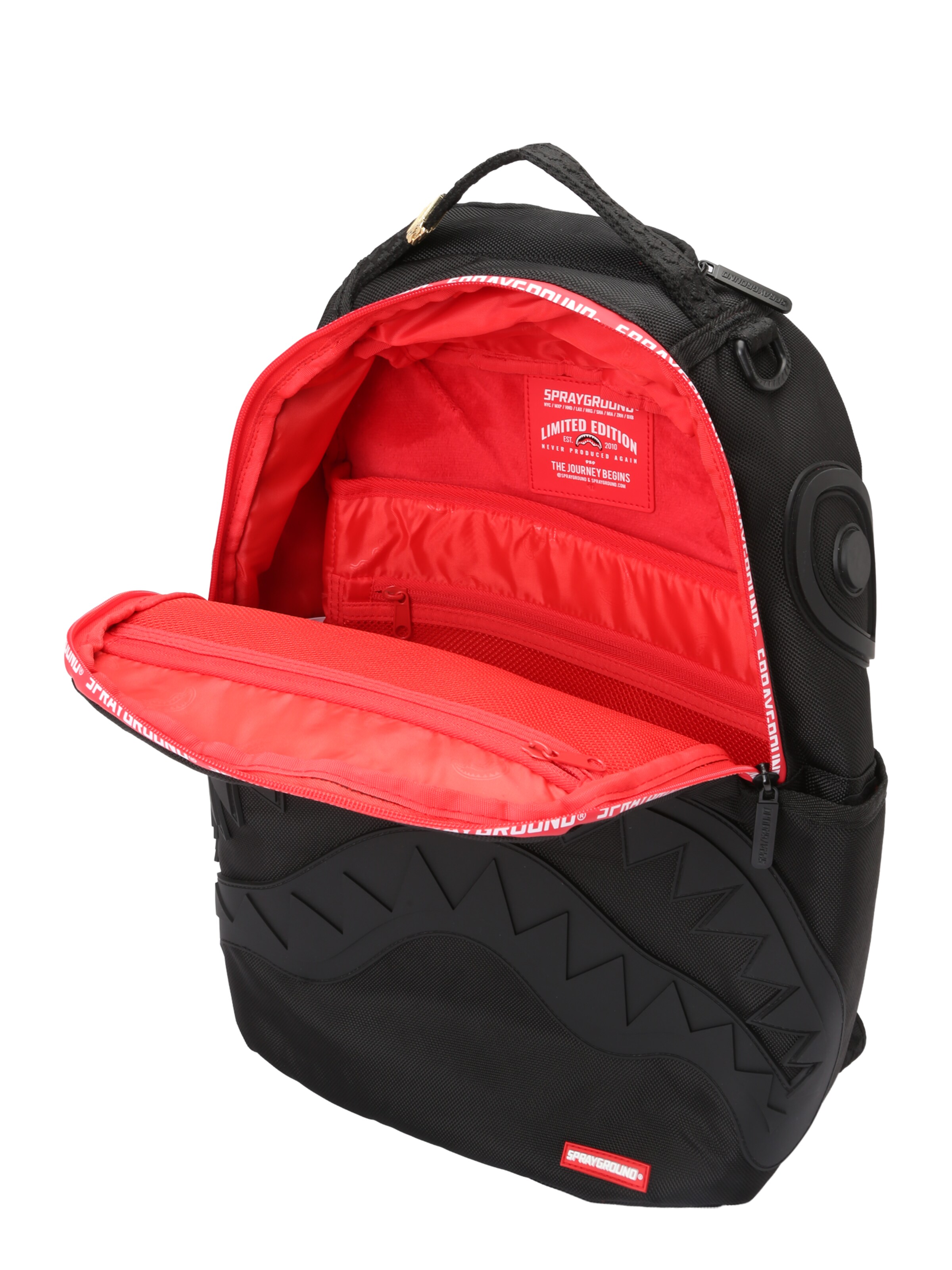 Sprayground Backpack 'SHARK DLXR' in Black