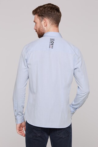 CAMP DAVID Slim fit Button Up Shirt in Blue