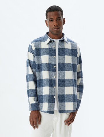 Koton Regular Fit Hemd in Blau: Vorderseite