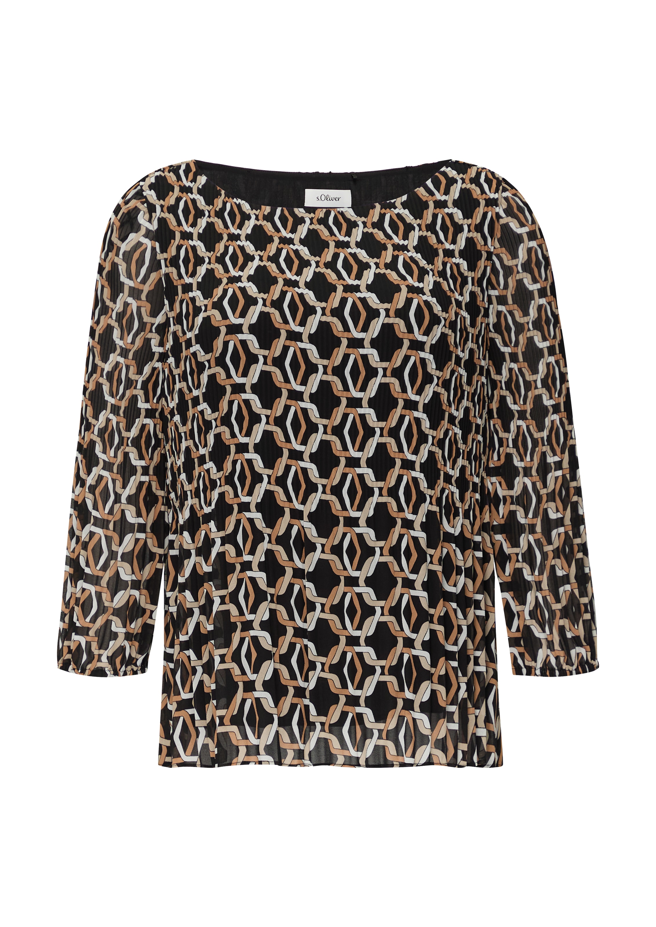 s.Oliver BLACK LABEL Blouse in Zwart: voorkant