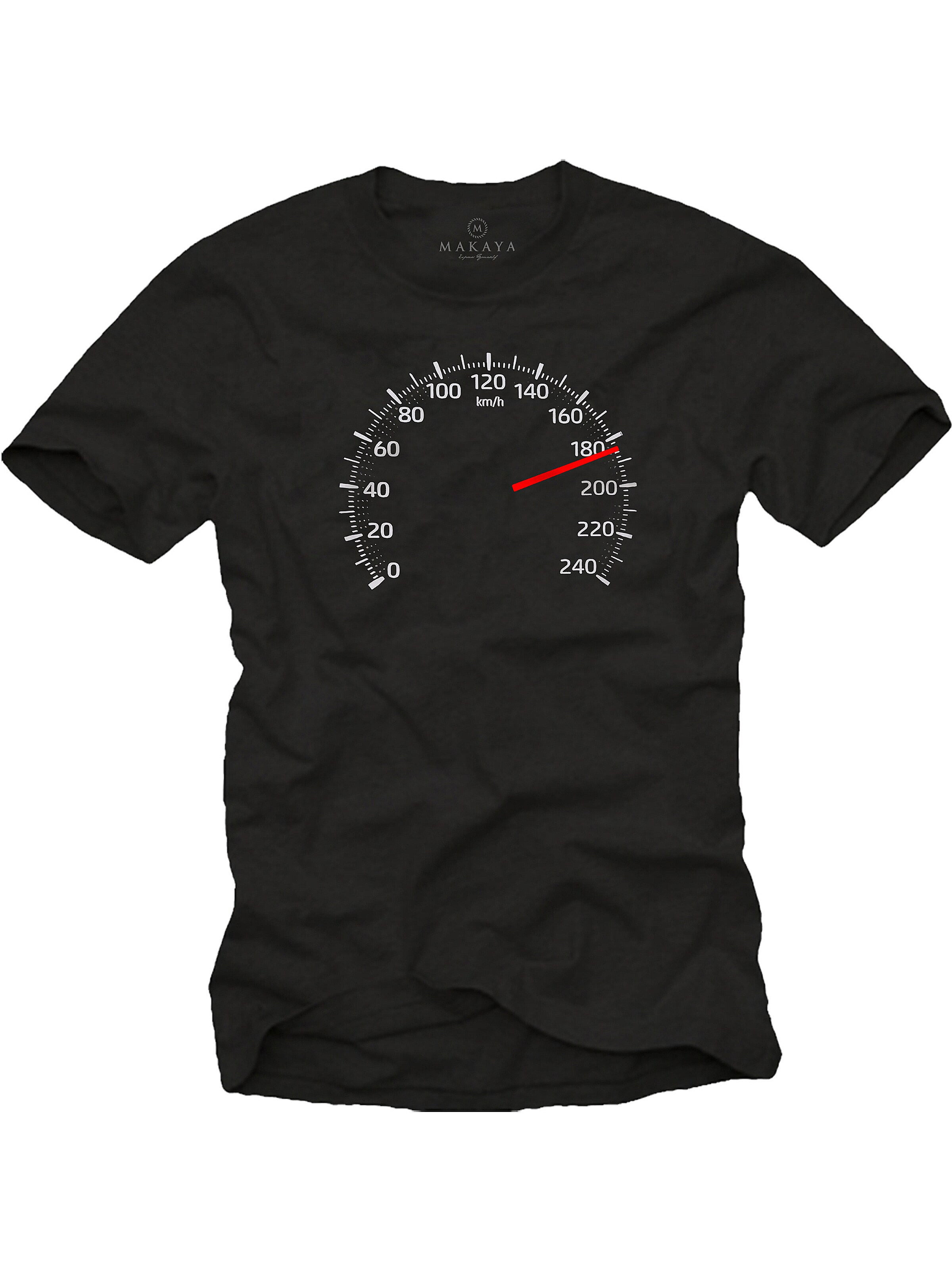 MAKAYA Shirt 'Tacho 180' in Black: front