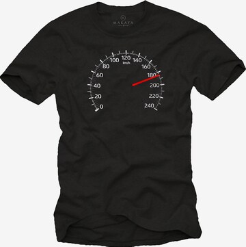 MAKAYA Shirt 'Tacho 180' in Black: front