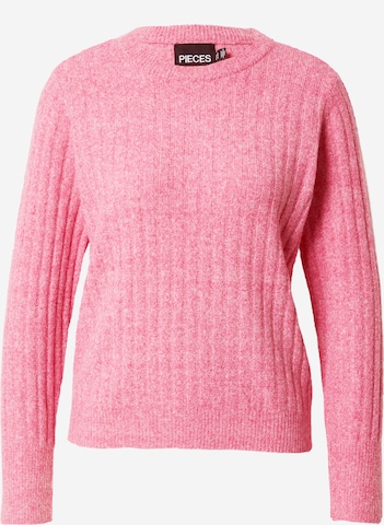 PIECES Pullover 'NOVA' in Pink: predná strana