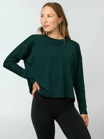 Girlfriend Collective Top ' Reset ' – zelená: přední strana