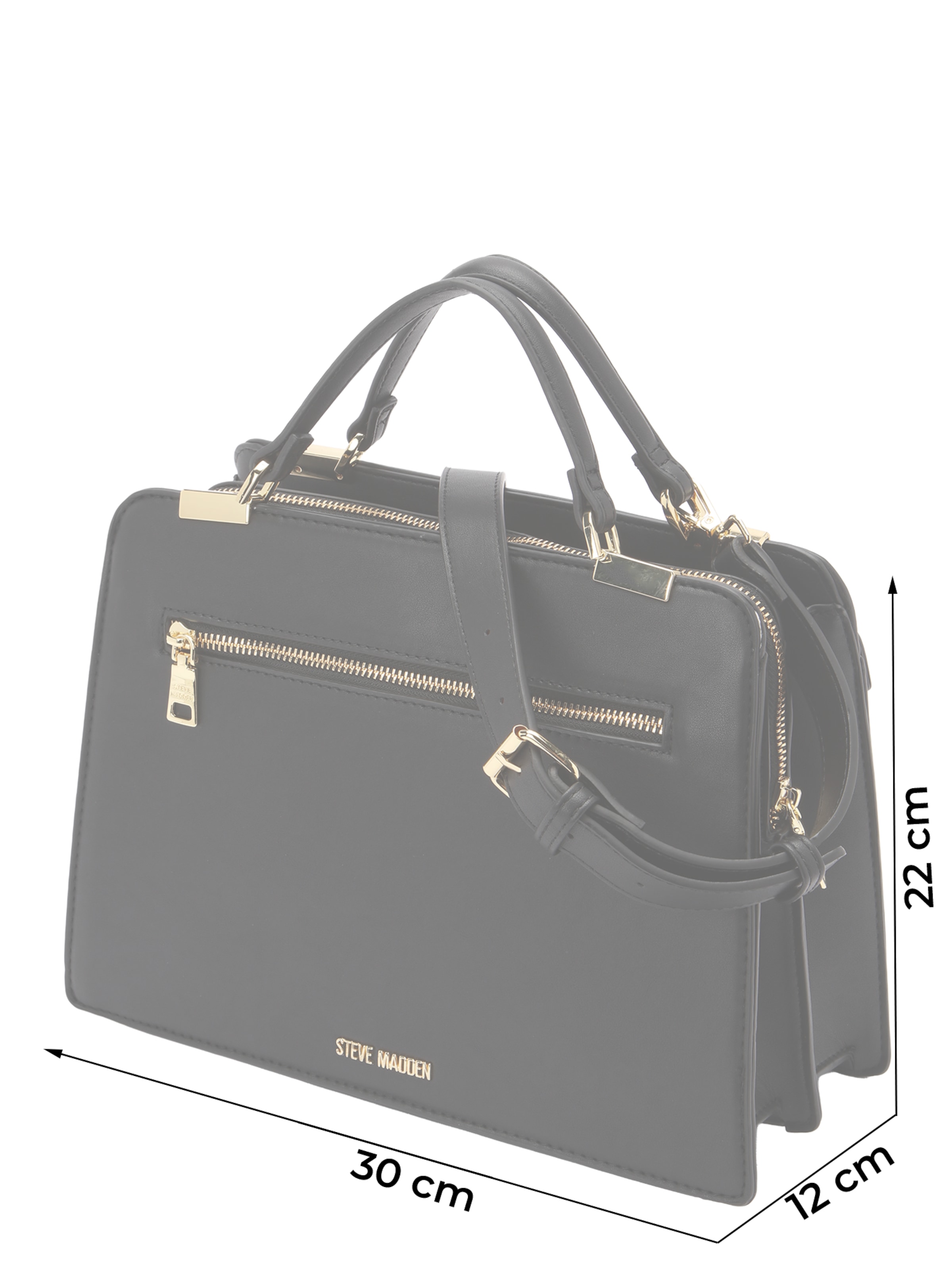 STEVE MADDEN Torebka 'Bmatteo2' w kolorze czarny: przód