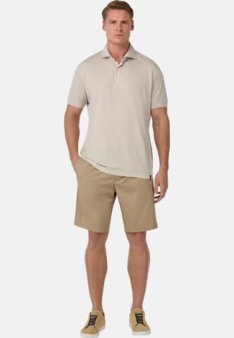 Regular Pantalon à plis Boggi Milano en gris