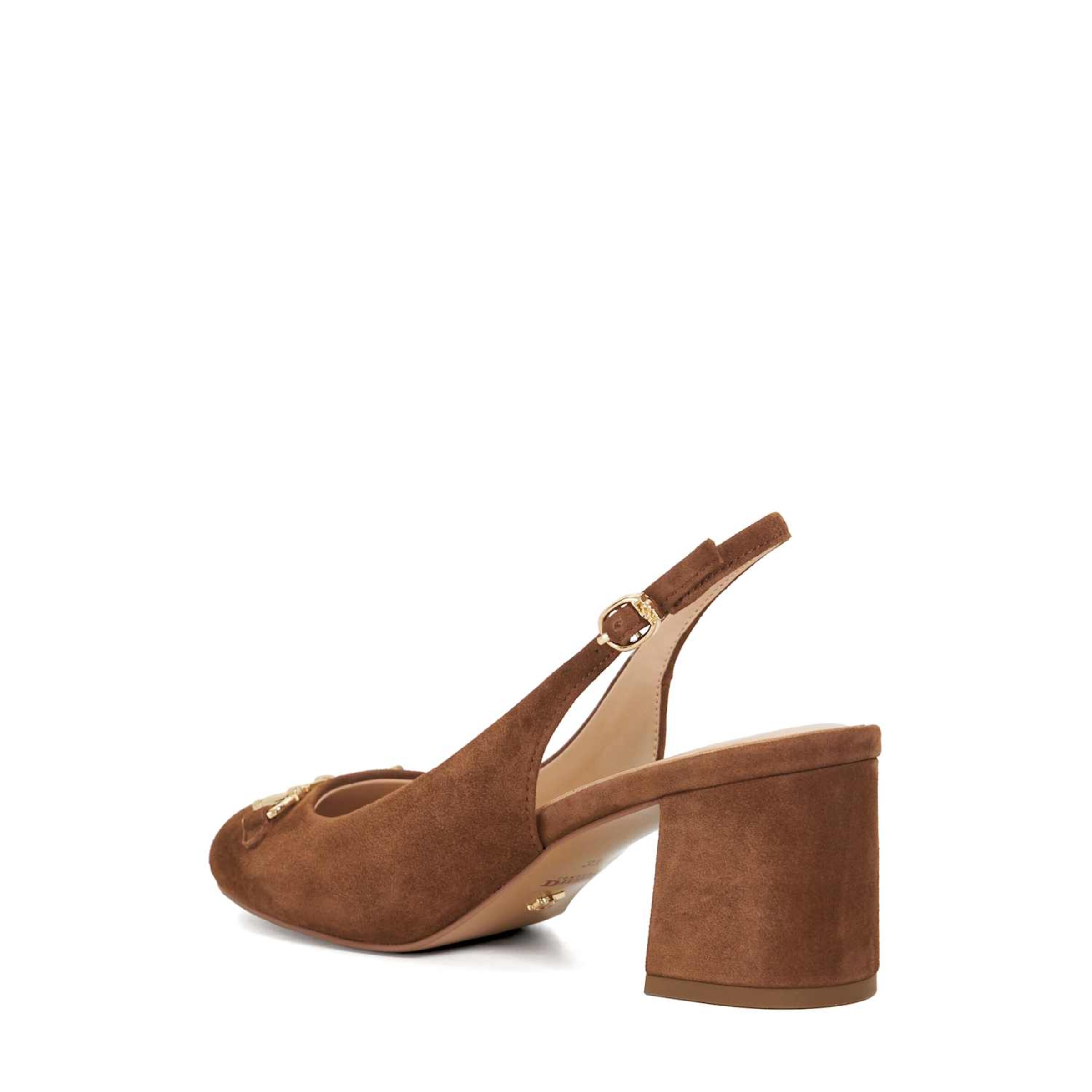 Escarpins à bride arrière 'Dreaming' Dune LONDON en marron
