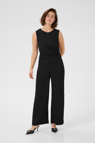 Kaffe Jumpsuit 'Katrine' in Schwarz: Vorderseite