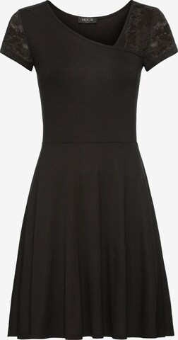 MELROSE Evening Dress in Black: front