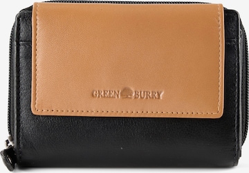 Portamonete 'Nappa' di GREENBURRY in nero: frontale