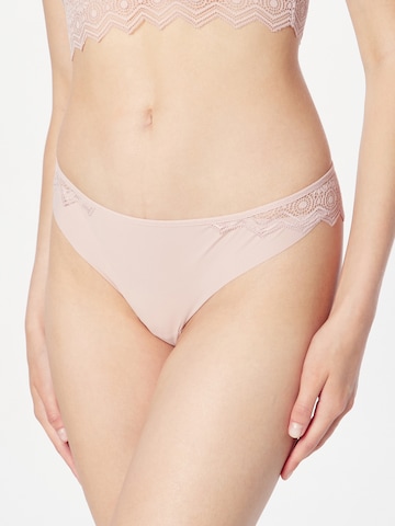 PASSIONATA - Tanga 'Georgia' en rosa: frente