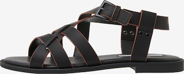 Pepe Jeans Sandal 'HAYES ROME' i svart: framsida