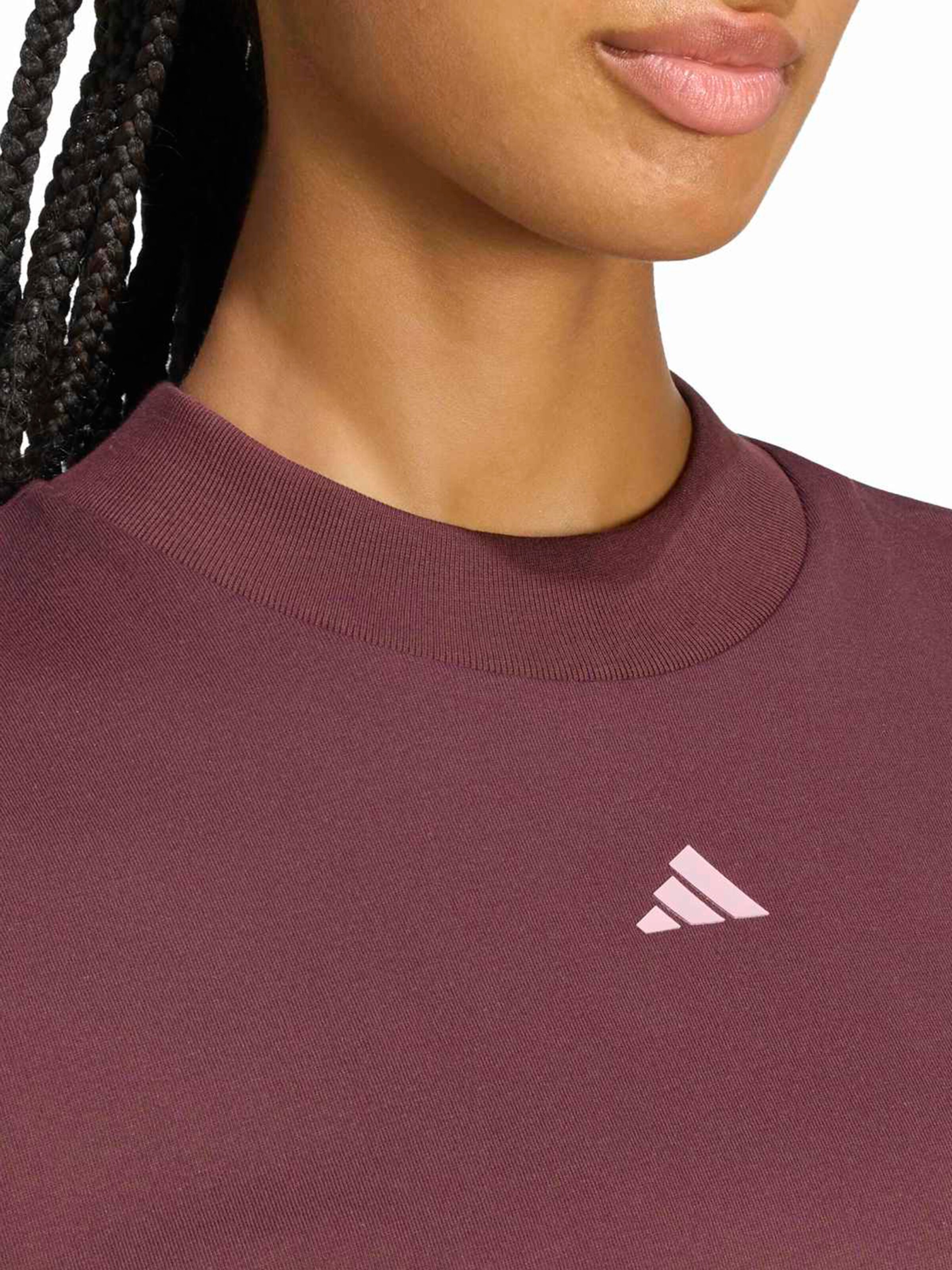 ADIDAS SPORTSWEAR - Camisa funcionais 'Studio' em vermelho