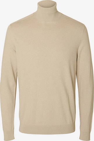 SELECTED - Jersey 'SLHBerg' en beige: frente