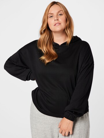 Urban Classics Sweatshirt in Black: front