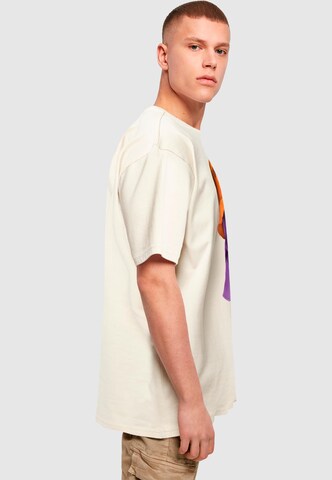 T-Shirt 'Head Gear' Forgotten Faces en beige