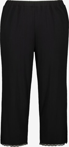 Regular Pantalon Ulla Popken en noir : devant