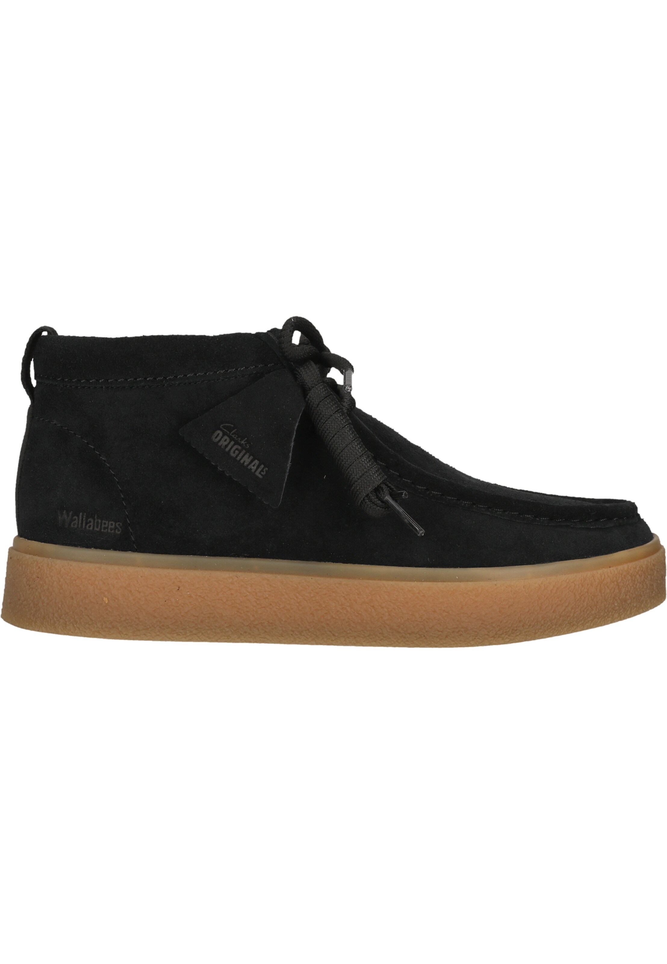 CLARKS Veterschoen 'Boxbee Walla' in Zwart