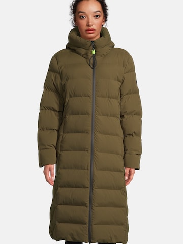 No. 1 Como Steppmantel 'SUSE', gerader Schnitt in Grün: Vorderseite