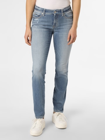 Cambio Skinny Jeans 'Paris' in Blauw: voorkant