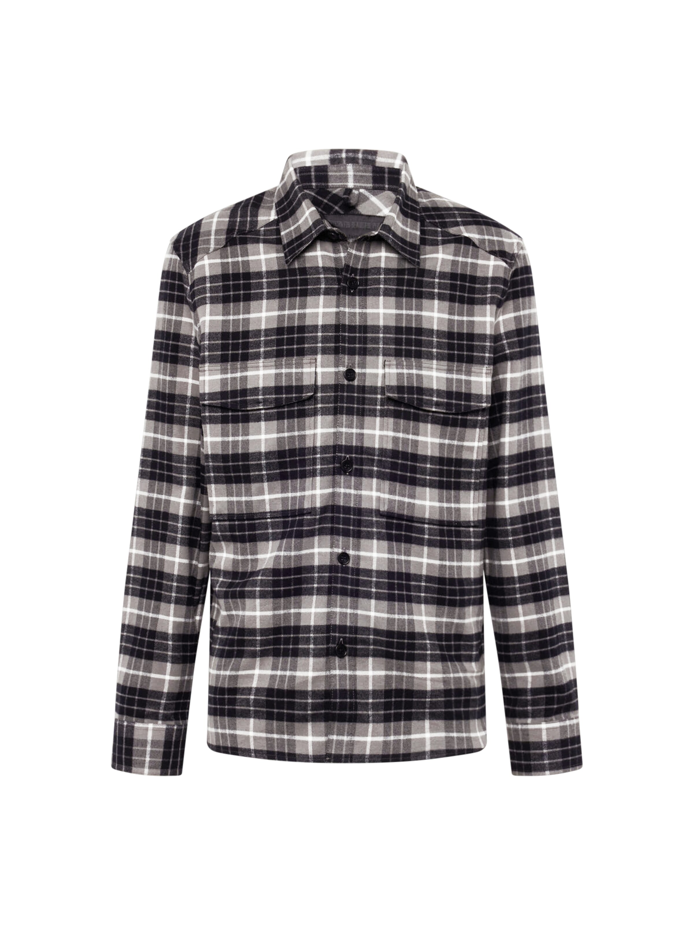 DRYKORN Comfort fit Overhemd 'Gunray' in Grijs: voorkant