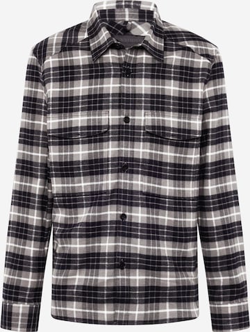 DRYKORN - Ajuste confortable Camisa 'Gunray' en gris: frente