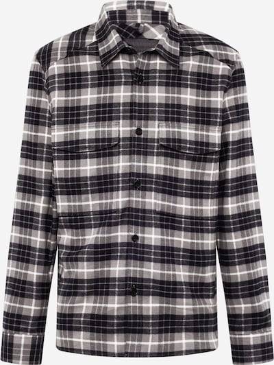 DRYKORN Button Up Shirt 'Gunray' in Grey / Light grey / Black / White, Item view