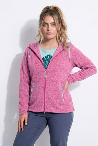 Ulla Popken Sweatjacke in Pink