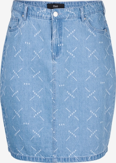 Zizzi Spódnica 'JEVELYN' w kolorze jasnoniebieskim, Podgląd produktu