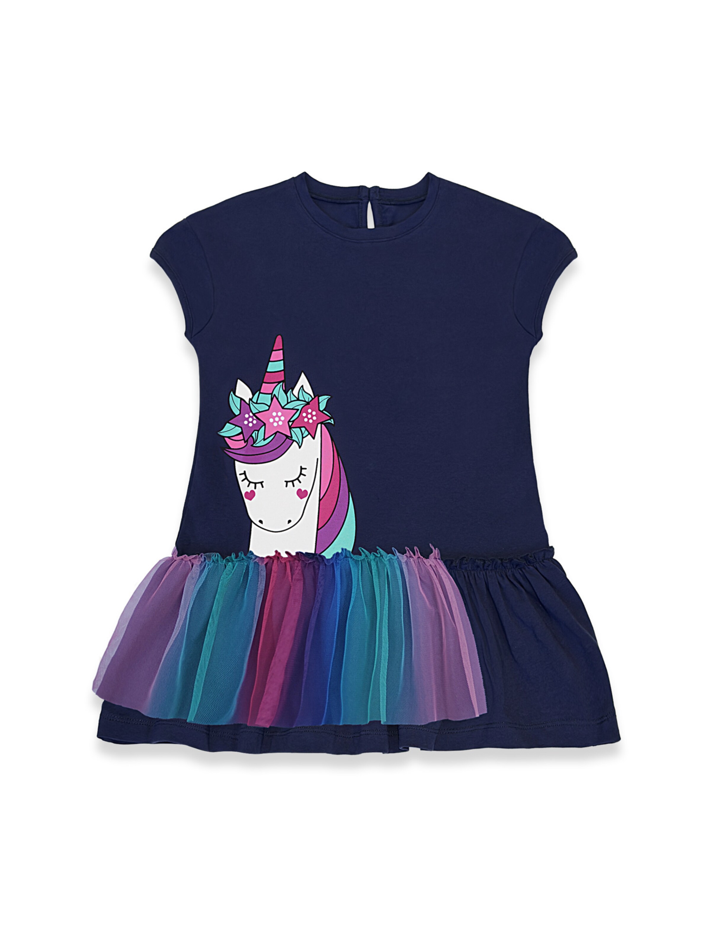 Robe 'CFF-26Y1-123' Denokids en bleu : devant