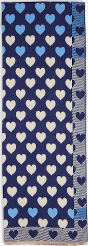 Marie Lund Sjaal in Blauw: voorkant