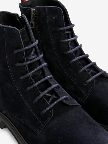 TOMMY HILFIGER Lace-Up Boots in Blue