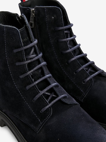 TOMMY HILFIGER Lace-Up Boots in Blue