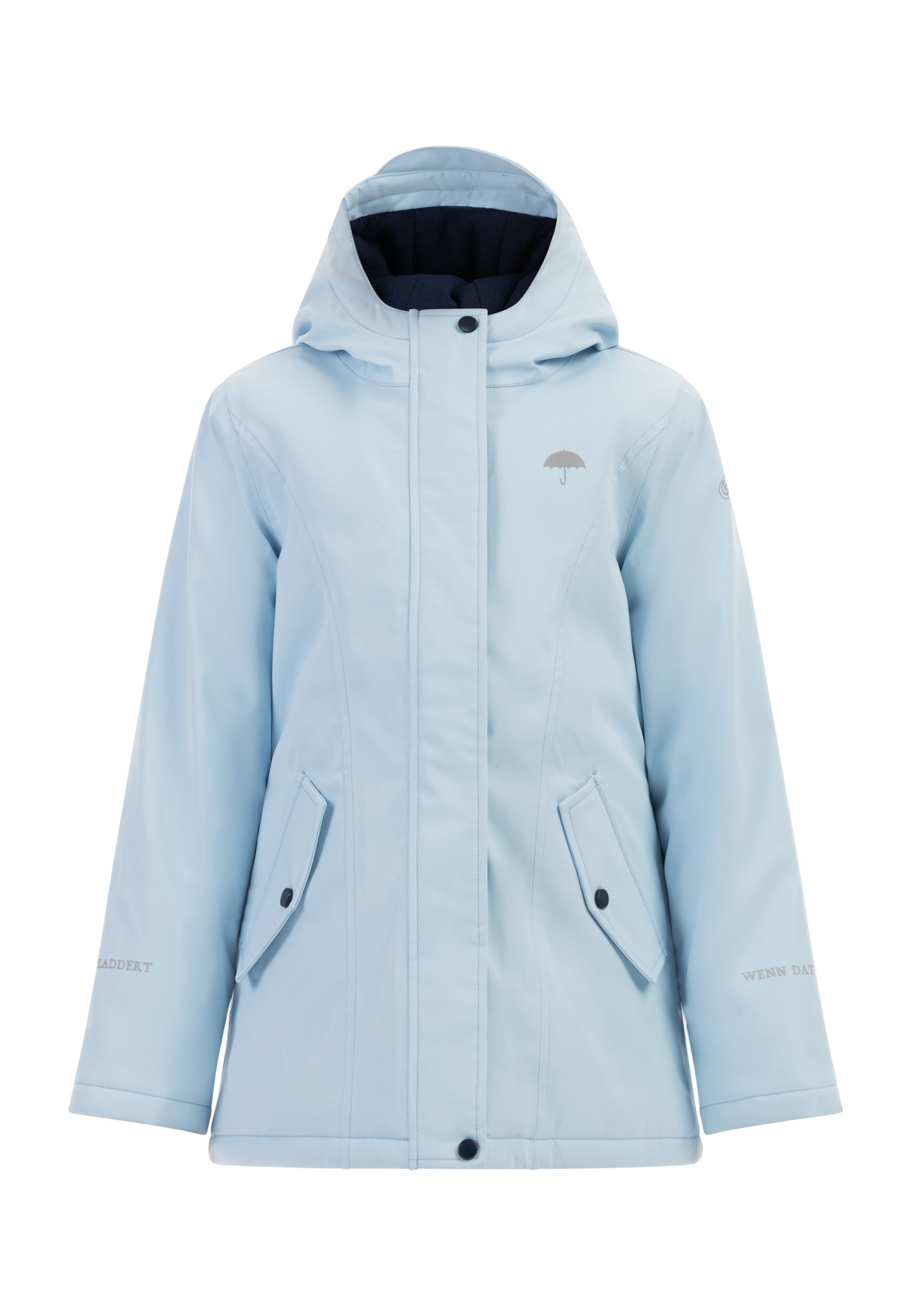 Schmuddelwedda Funktionsjacke in Blau: Vorderseite