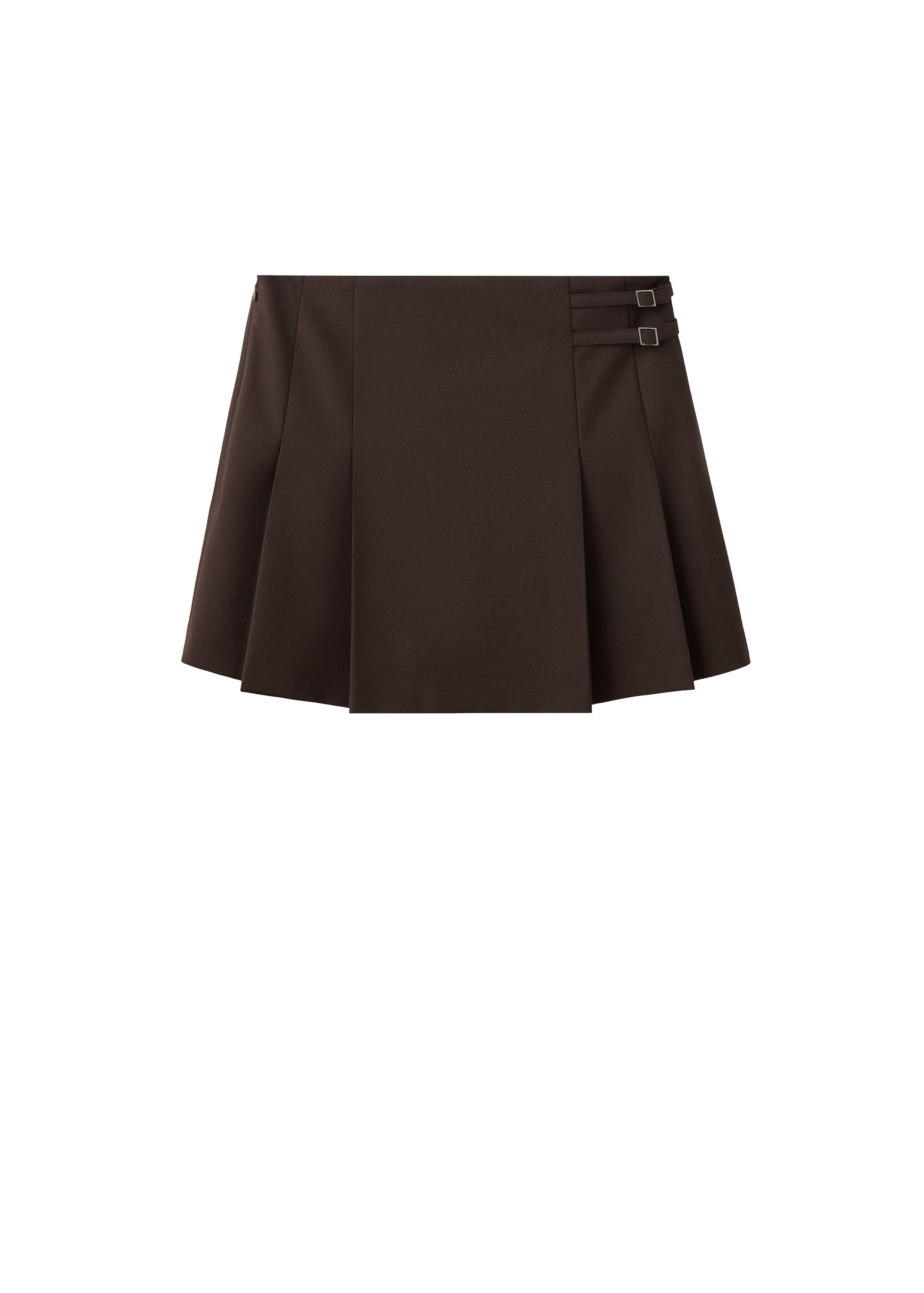 MANGO Skirt in Brown: front