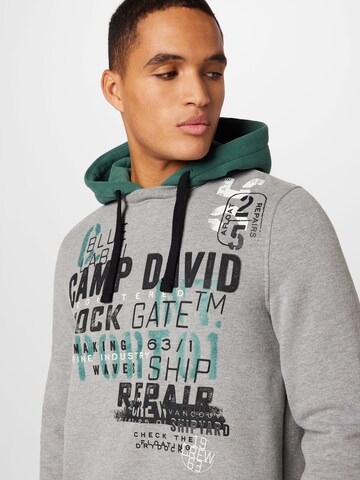 CAMP DAVID Sweatshirt 'Shipyard' in Grau