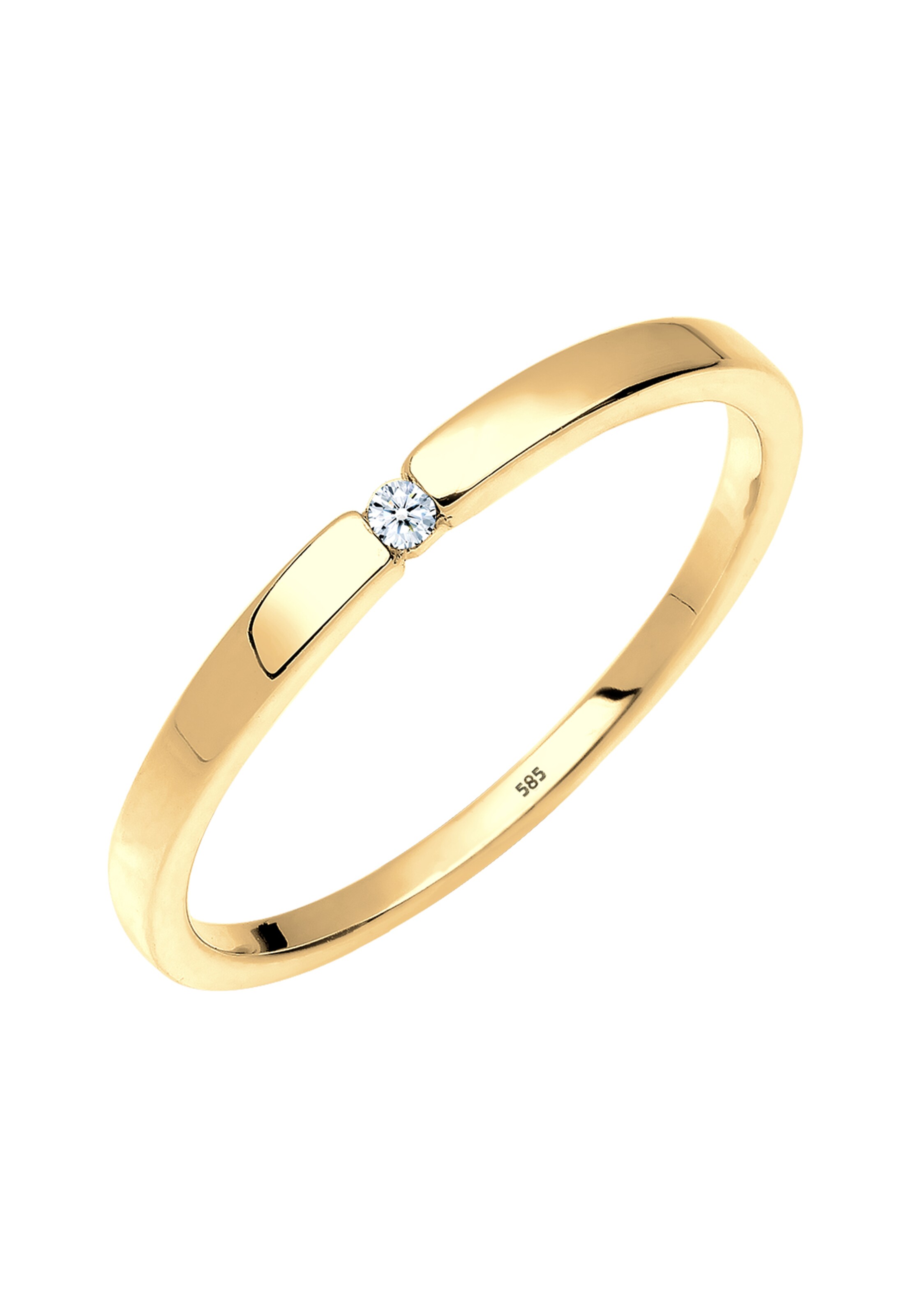 Elli DIAMONDS Ring 'Diamant' in Goud