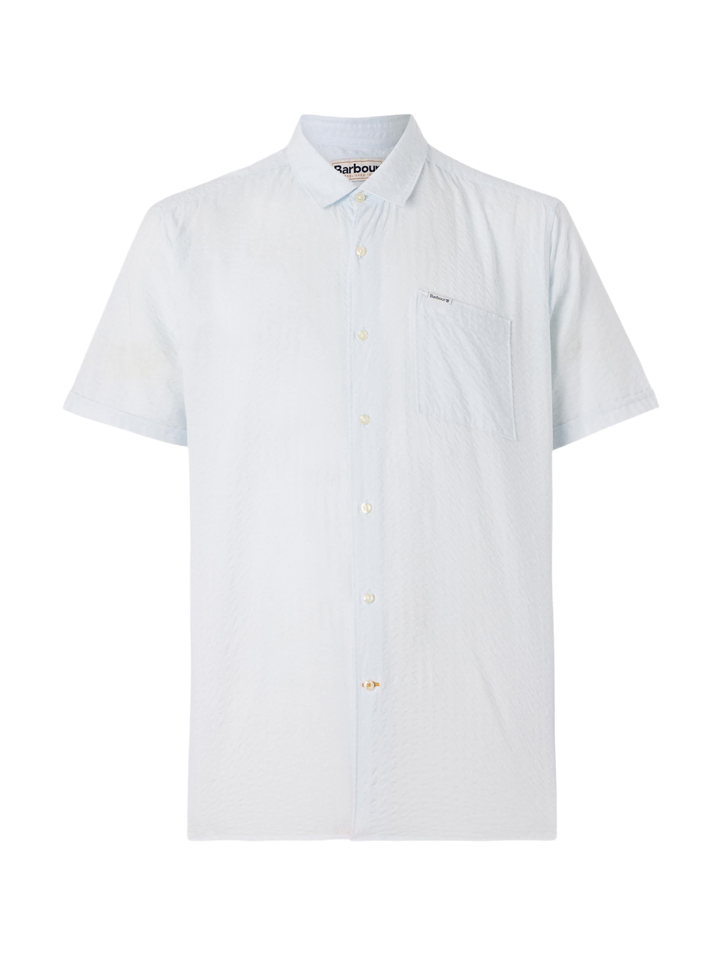 Barbour Regular Fit Hemd 'Treelane' in Blau: Vorderseite